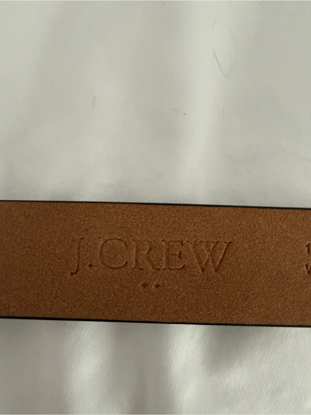 J. Crew Leopard Print Calf-hair Belt with Gold Buckle. Size M/L
